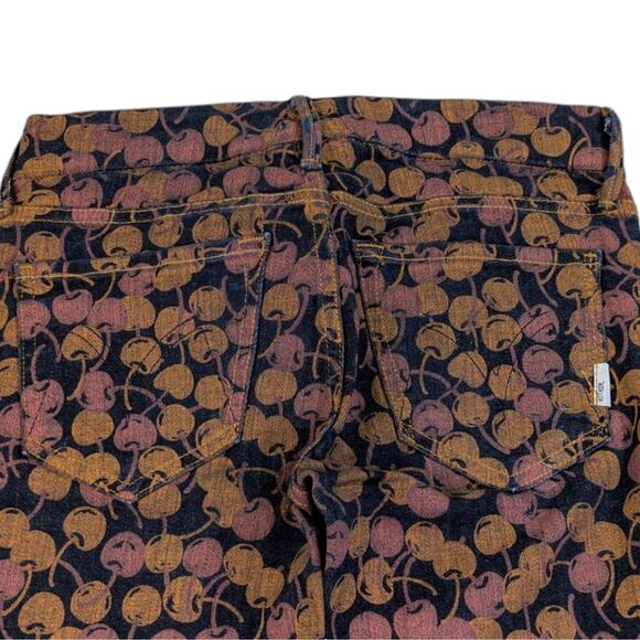 Mother the Looker Cherry Pickin EUC $238 Size 24 J1642 - Picture 6 of 8